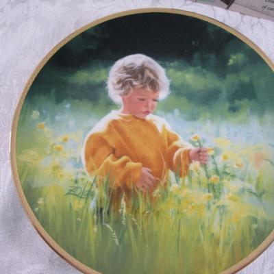 Sale Photo Thumbnail #234: "Ashley", "A Time for Peace", both 8-1/2" in diameter, both have certificates
