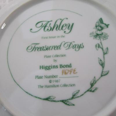 Sale Photo Thumbnail #232: "Ashley", "A Time for Peace", both 8-1/2" in diameter, both have certificates