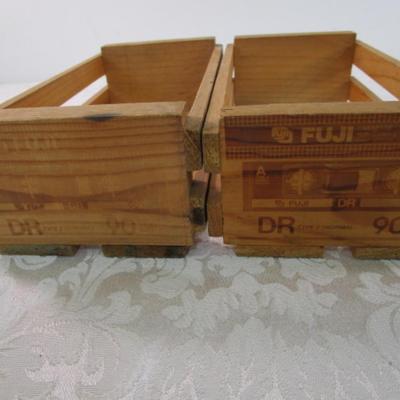 Sale Photo Thumbnail #305: Bear box with lit is 7-3/8" across x 3" tall, Patriotic is 6-1/2" tall x 6-1/8" square