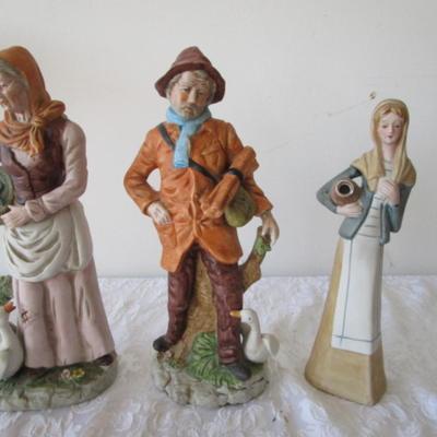 Sale Photo Thumbnail #398: Man & Woman are 13" tall, girl is 11" tall, See pictures
