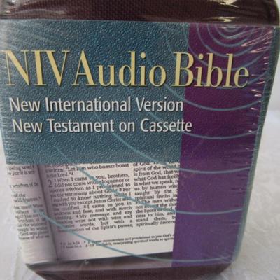 Sale Photo Thumbnail #424: New International Version audio Bible on cassette
