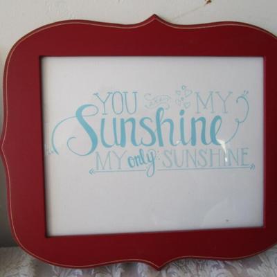 Sale Photo Thumbnail #437: 1 framed 13-1/2" wide x 11-1/2" tall, one on canvas 10" square