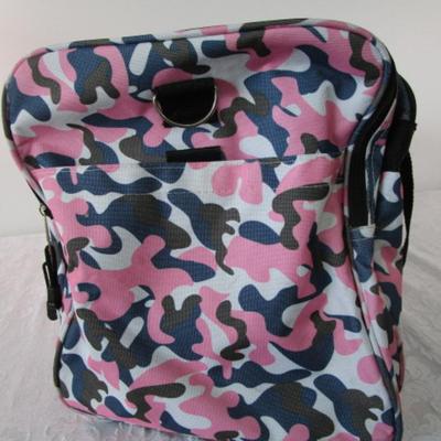 Sale Photo Thumbnail #531: Has side pockets, 2 front zipper pockets 1 front clip pocket, 12" tall x 10-1/4" wide x 23" long
