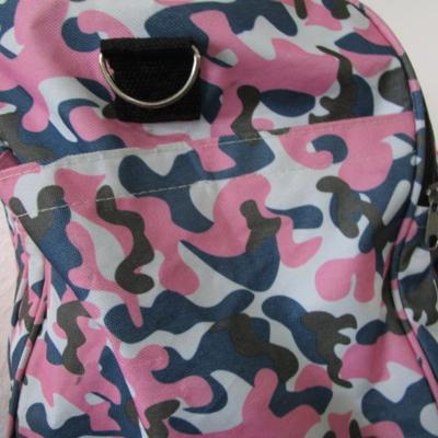 Sale Photo Thumbnail #529: Has side pockets, 2 front zipper pockets 1 front clip pocket, 12" tall x 10-1/4" wide x 23" long