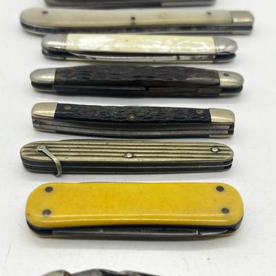 LOT 76: Vintage/Antique Pocket Knife Collection