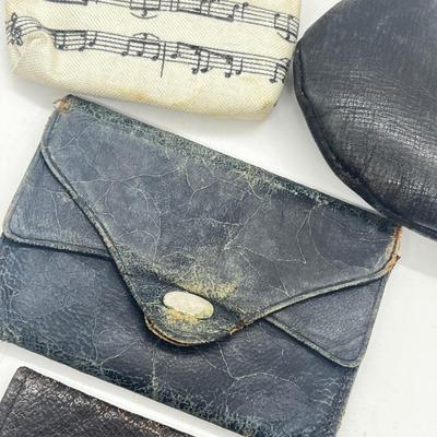 LOT 81: Vintage Coin Purses/Wallets