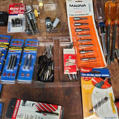 Large lot of Megapro Magna Bits and Socket Drivers
