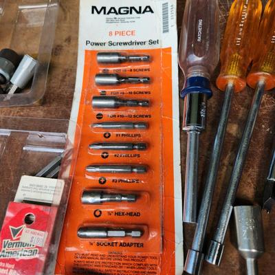 Large lot of Megapro Magna Bits and Socket Drivers