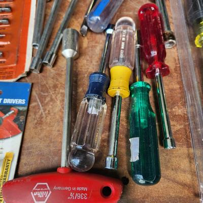 Large lot of Megapro Magna Bits and Socket Drivers