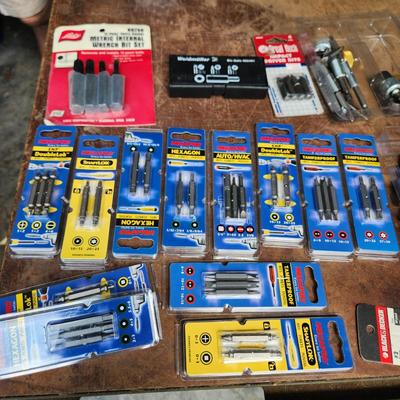 Large lot of Megapro Magna Bits and Socket Drivers