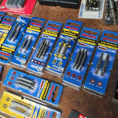 Large lot of Megapro Magna Bits and Socket Drivers