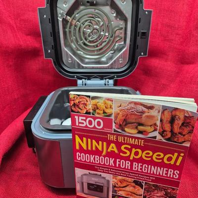 Sale Photo Thumbnail #655: Rapid Cooker & Air fryer with cookbook.
New