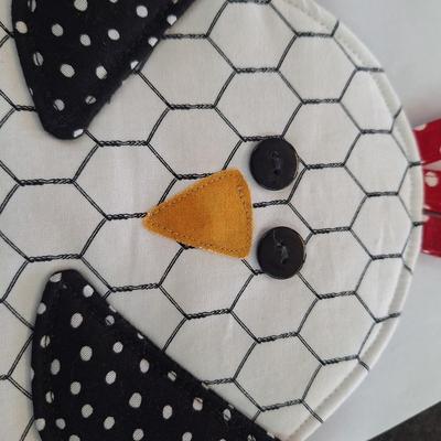 Handmade chicken potholder