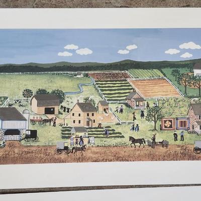 Sale Photo Thumbnail #669: Set of 4 - Winter, Summer, Seedtime, Harvest
Very good condition
20 x 10 inches each
Signed by Cheryl Benner
