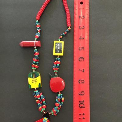 Vintage teachers fashion necklace