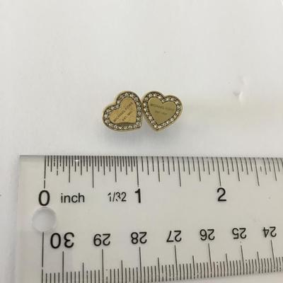 Cute Michael Kors heart stud earrings. Very nice.