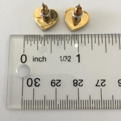 Cute Michael Kors heart stud earrings. Very nice.