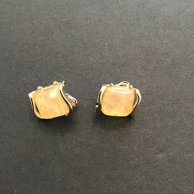 Beautiful, vintage, Coro clip on statement earrings