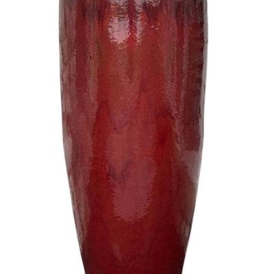 Ceramic Outdoor Vase - Approximately 4" tall
