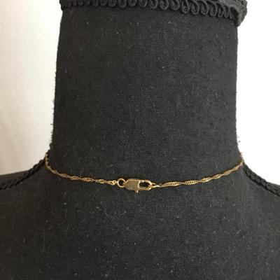 Vintage Gold tone medusa polish from creek, mythology coin symbol, protection, negative energies necklace