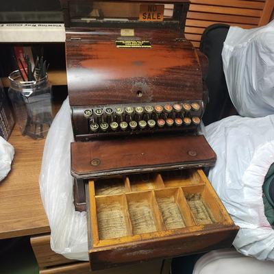 NCR National Cash Register 726-SP-T Serial # 3313272 Barware Man Cave no keys