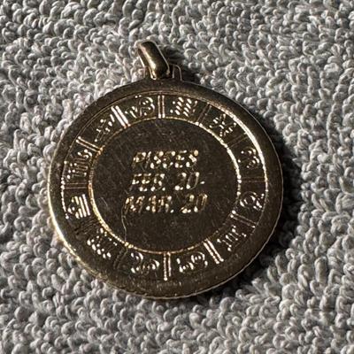 Pisces zodiac pendant