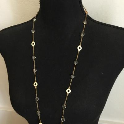 Beautiful vintage J.Crew gold tone, fashion necklace