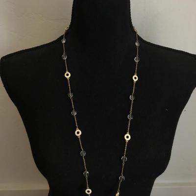 Beautiful vintage J.Crew gold tone, fashion necklace