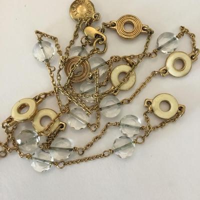 Beautiful vintage J.Crew gold tone, fashion necklace