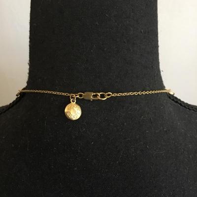 Beautiful vintage J.Crew gold tone, fashion necklace