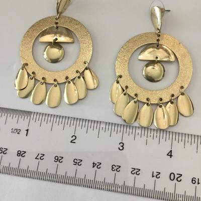 Beautiful statement earrings, large