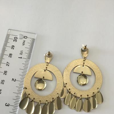 Beautiful statement earrings, large