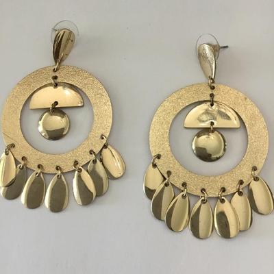 Beautiful statement earrings, large