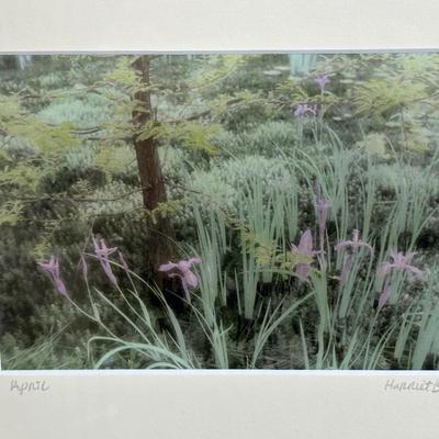 Set of 4 Hand-Colored Landscape Prints by Harriet Blum