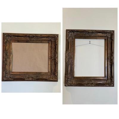 Pair of Ornate Vintage-Style Carved Frames (2)