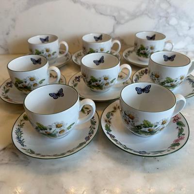 Royal Worcester “Worcester Herbs” Tea/Coffee Service Set