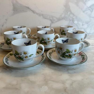 Royal Worcester “Worcester Herbs” Tea/Coffee Service Set