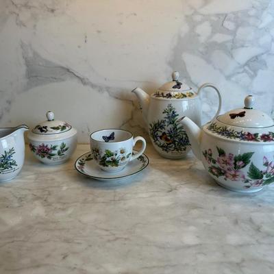 Royal Worcester “Worcester Herbs” Tea/Coffee Service Set