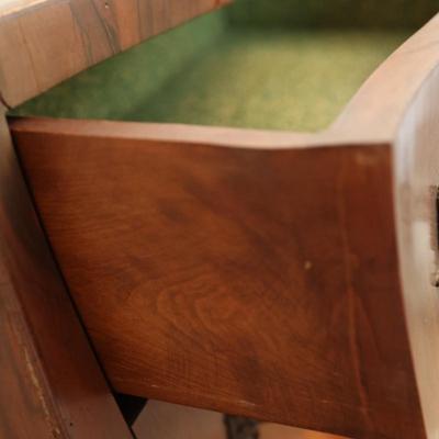Pair of French-Style Two-Drawer Curved Chests