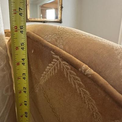 Pair of Kohlmaier Wingback Chairs with Velvet Upholstery