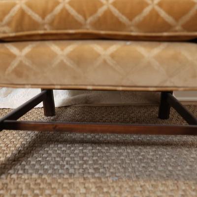 Pair of Kohlmaier Wingback Chairs with Velvet Upholstery