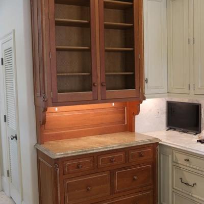Custom Lagarde’s Marble-Top Cabinet – New Orleans Maker