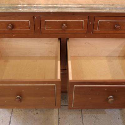 Custom Lagarde’s Marble-Top Cabinet – New Orleans Maker