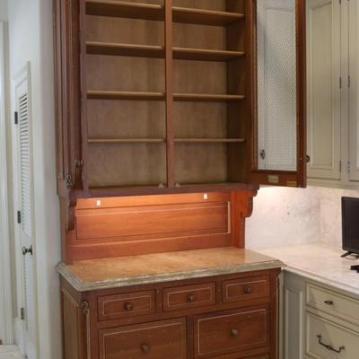 Custom Lagarde’s Marble-Top Cabinet – New Orleans Maker