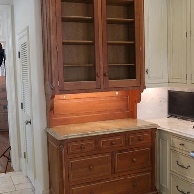 Custom Lagarde’s Marble-Top Cabinet – New Orleans Maker