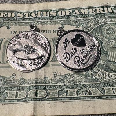 Sterling charms x 2