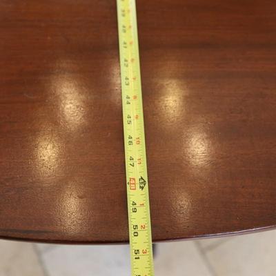 Vintage Carved Mahogany Pedestal Dining Table