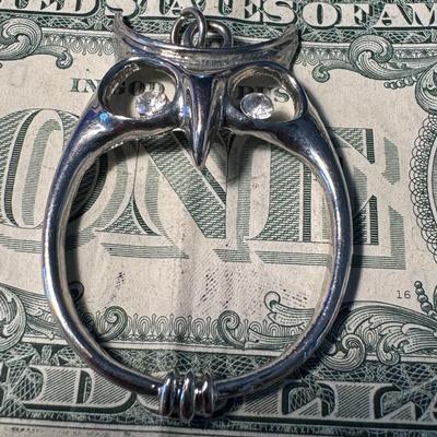 NADIN NOVOA Reversible Owl Pendant