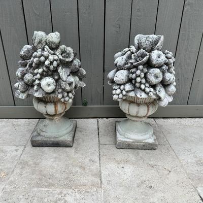 Large Cement Fruit Baskets