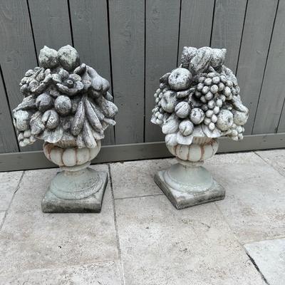 Large Cement Fruit Baskets